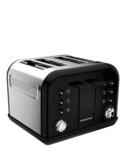 Morphy Richards Accents 4-Slice Toaster - Black